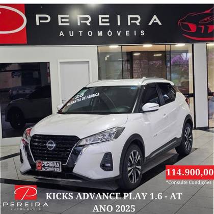 NISSAN KICKS PLAY 1.6 16V FLEXSTART ADVANCE PLUS XTRONIC NISSAN KICKS PLAY 1.6 16V FLEXSTART ADVANCE PLUS XTRONIC